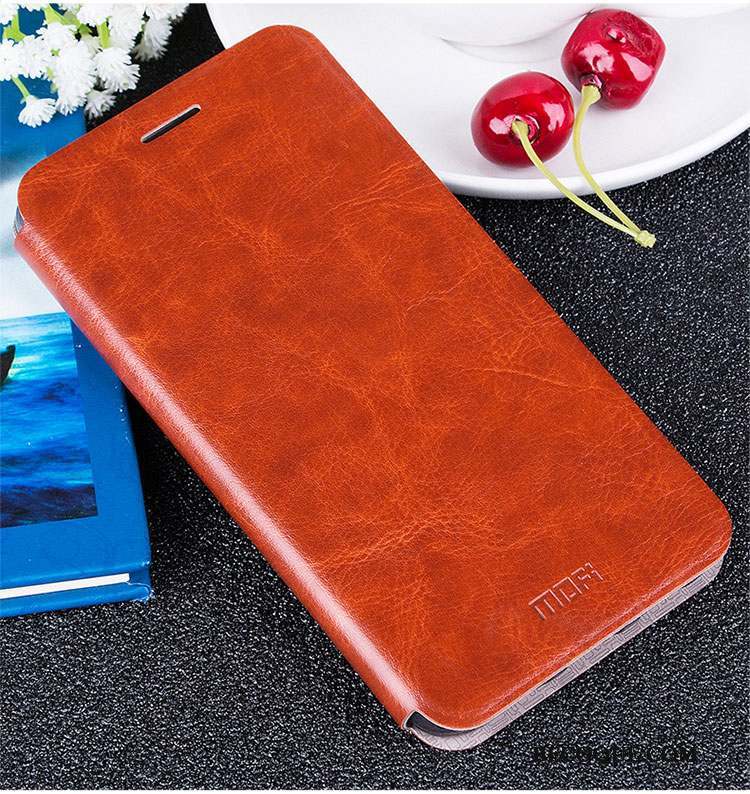 Huawei G9 Plus Bleu Clair Incassable Étui En Cuir Coque Protection De Téléphone