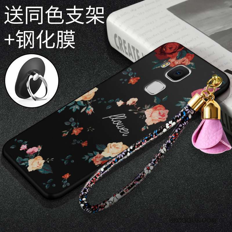 Huawei G9 Plus Coque Créatif Silicone Rouge Incassable Tout Compris Fluide Doux