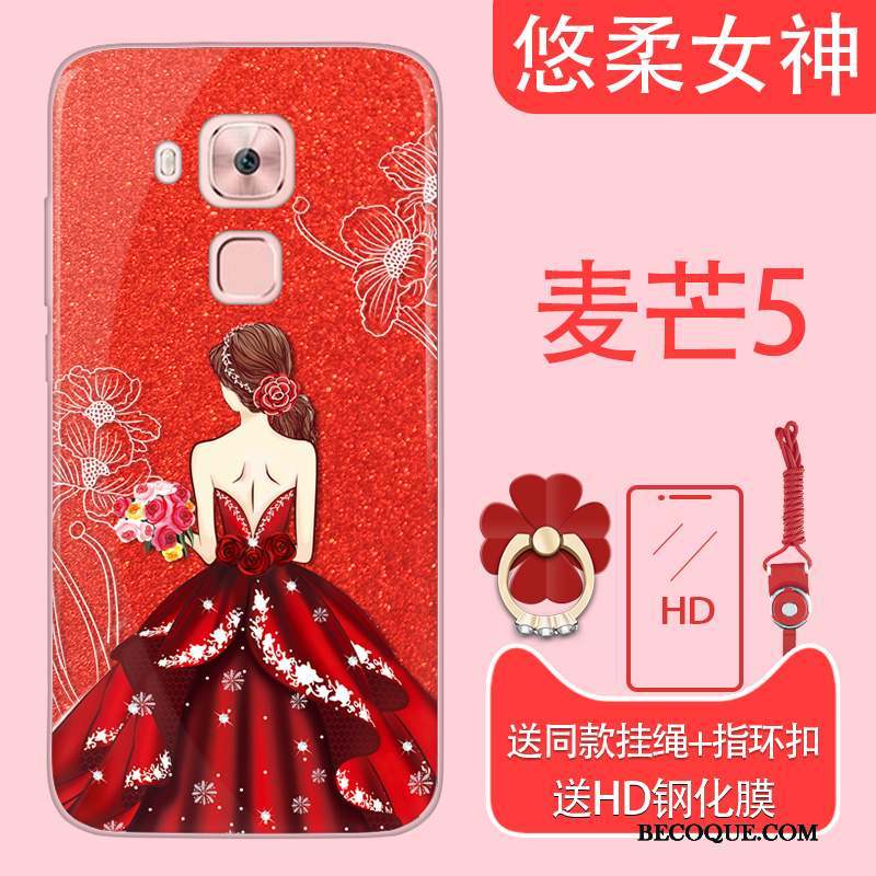 Huawei G9 Plus Coque De Téléphone Tendance Incassable Tout Compris Silicone Fluide Doux