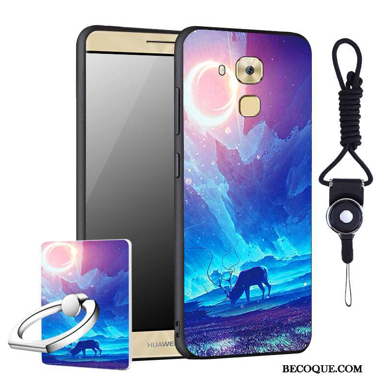 Huawei G9 Plus Coque Fluide Doux Bleu Tout Compris Silicone Protection Incassable