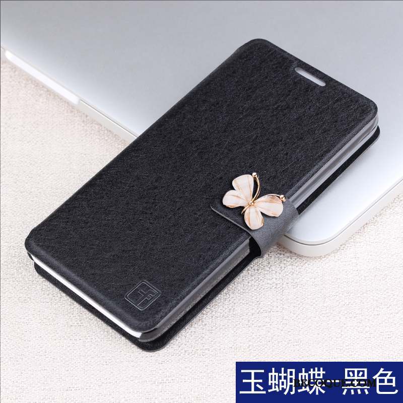 Huawei G9 Plus Coque Noir Carte Étui En Cuir Incassable Téléphone Portable Housse