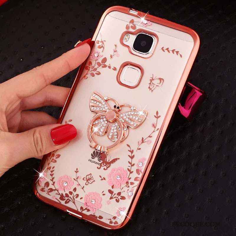 Huawei G9 Plus Coque Personnalité Étui Incassable Protection Tout Compris Rose