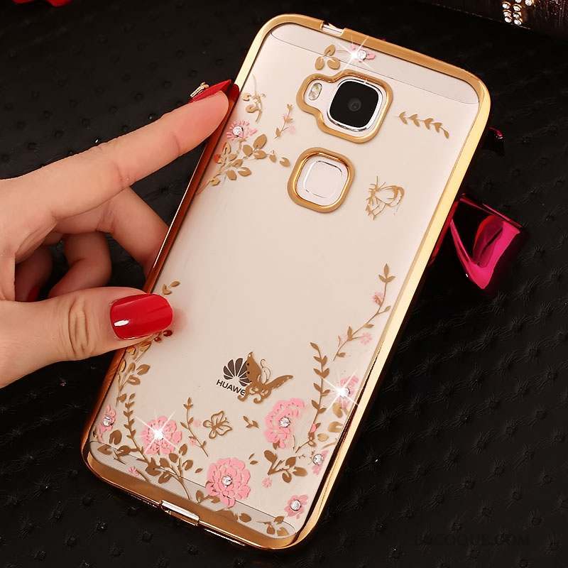 Huawei G9 Plus Coque Personnalité Étui Incassable Protection Tout Compris Rose