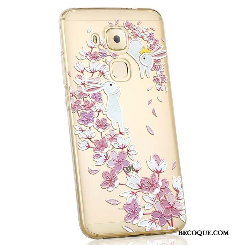 Huawei G9 Plus Coque Personnalité Étui Violet Créatif Dessin Animé Tout Compris