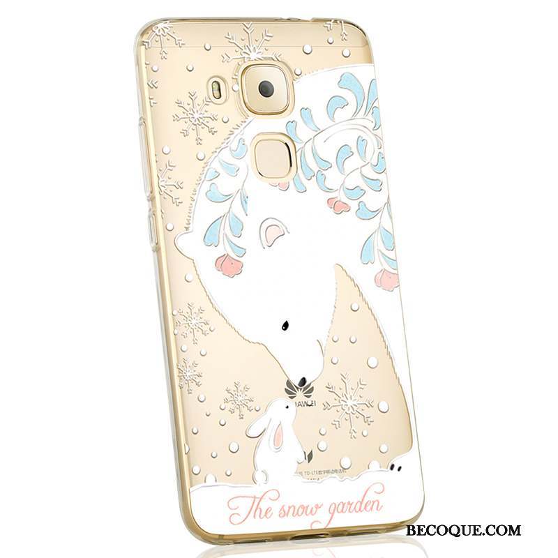 Huawei G9 Plus Coque Personnalité Étui Violet Créatif Dessin Animé Tout Compris
