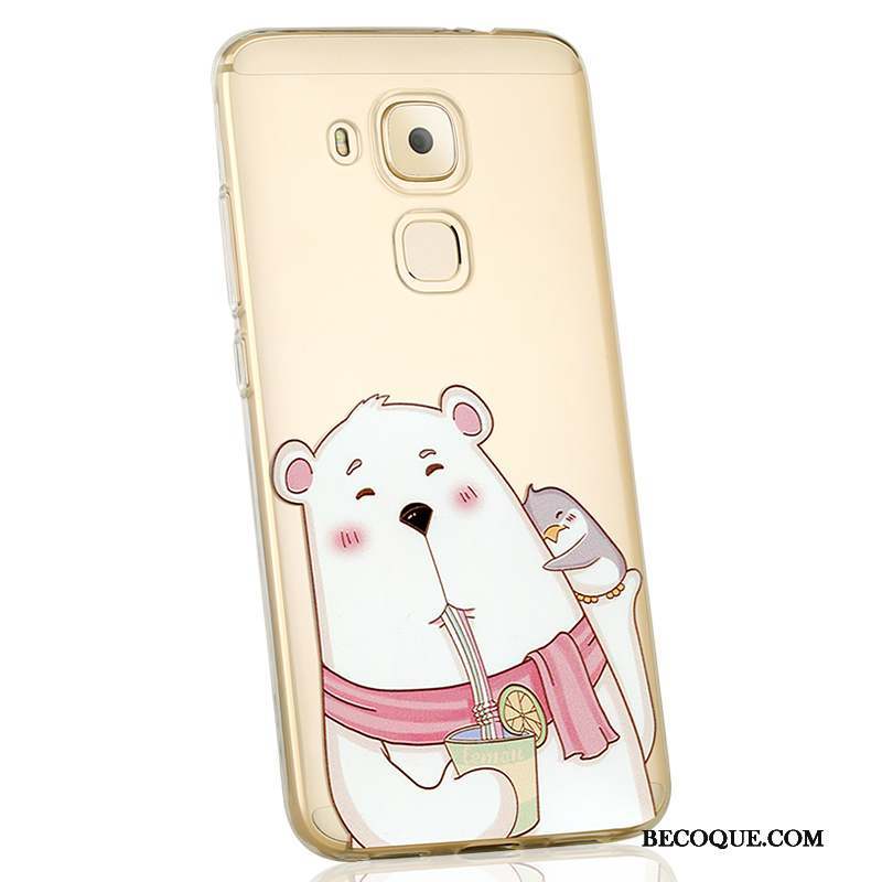 Huawei G9 Plus Coque Personnalité Étui Violet Créatif Dessin Animé Tout Compris