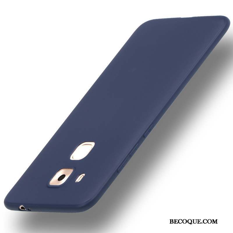 Huawei G9 Plus Coque Tendance Délavé En Daim Incassable Protection Noir Personnalité