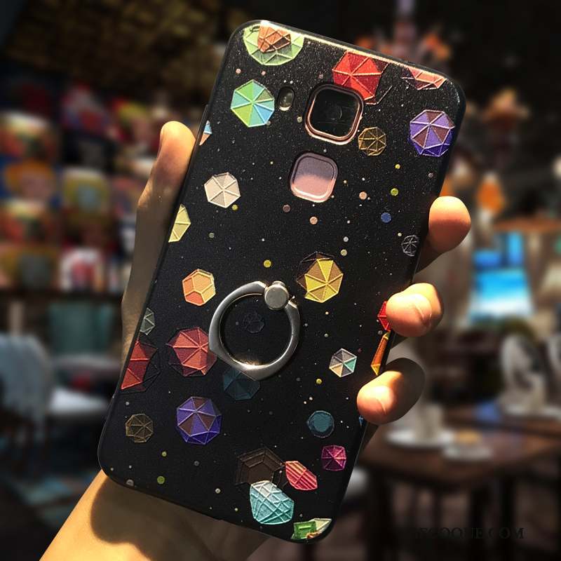 Huawei G9 Plus Coque Étui Bleu Blanc Tout Compris Dessin Animé Fluide Doux