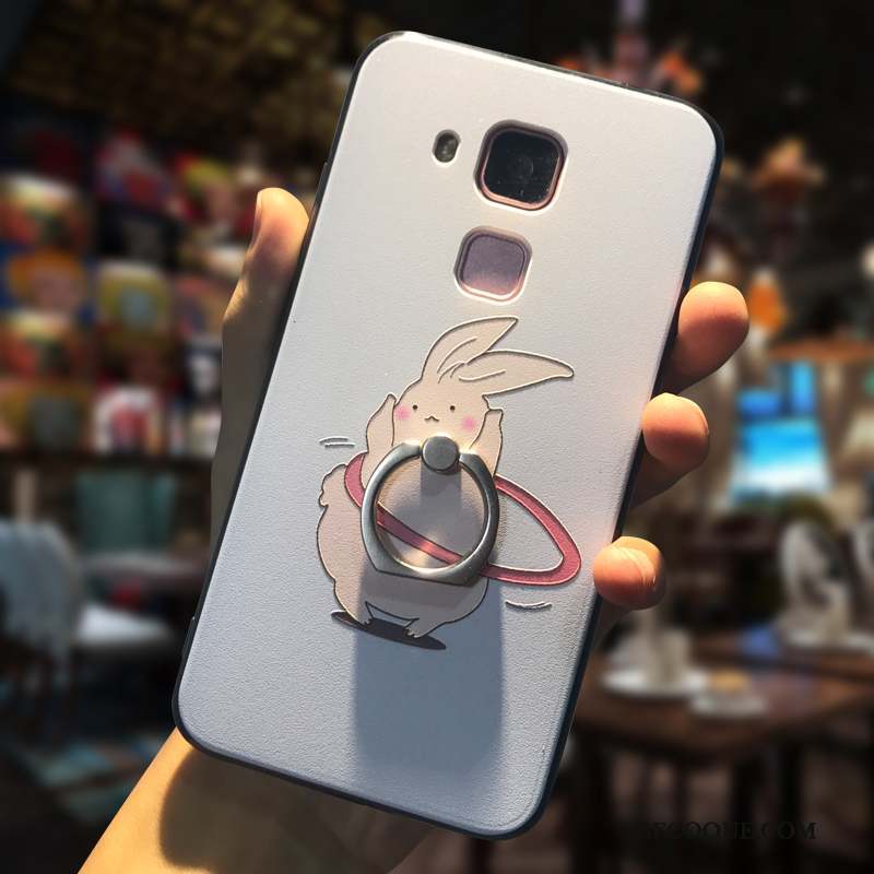 Huawei G9 Plus Coque Étui Bleu Blanc Tout Compris Dessin Animé Fluide Doux