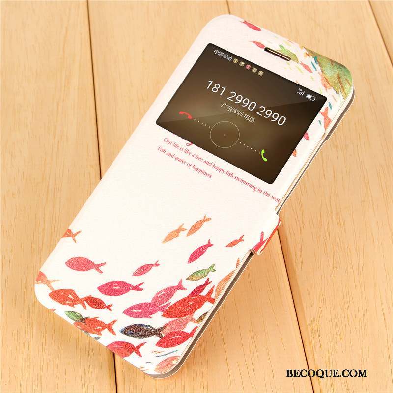 Huawei G9 Plus Créatif Étui En Cuir Coque De Téléphone Charmant Incassable Rose