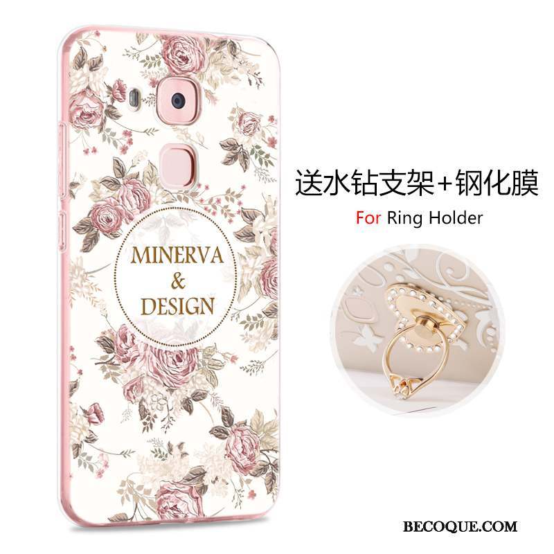 Huawei G9 Plus Dessin Animé Rose Incassable Personnalité Coque Protection