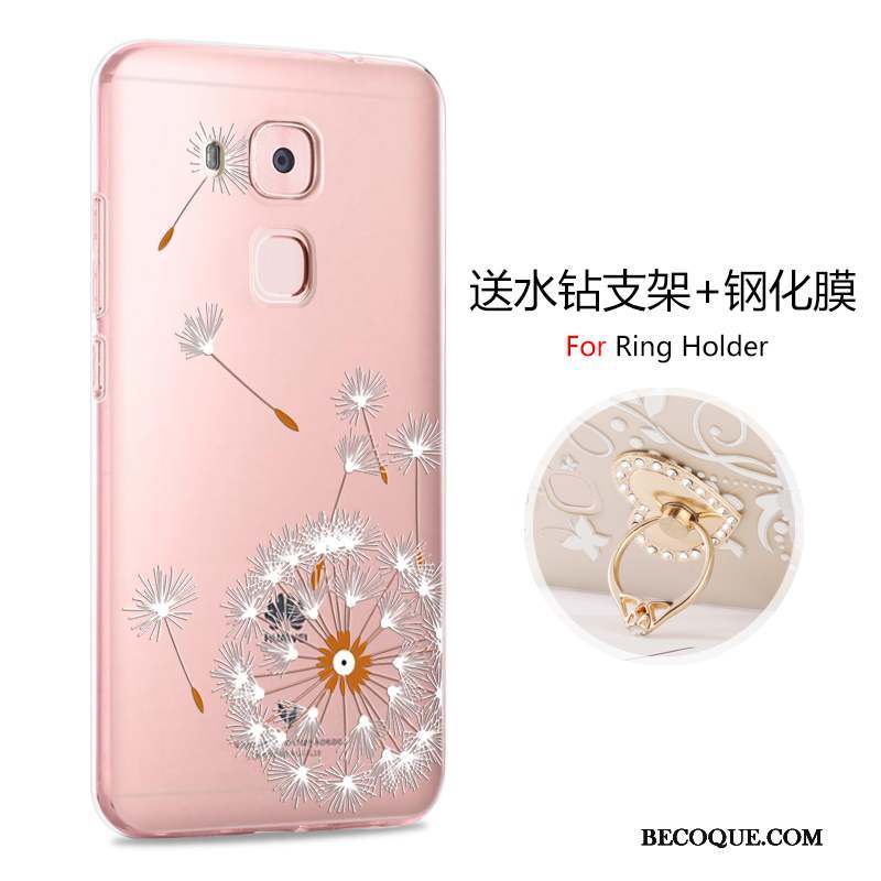 Huawei G9 Plus Dessin Animé Rose Incassable Personnalité Coque Protection