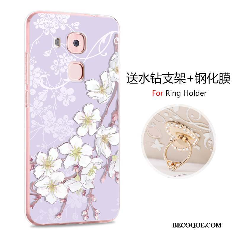 Huawei G9 Plus Dessin Animé Rose Incassable Personnalité Coque Protection