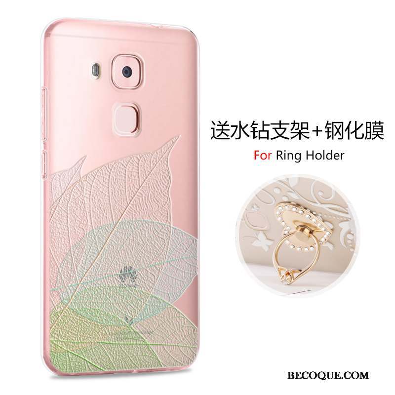 Huawei G9 Plus Dessin Animé Rose Incassable Personnalité Coque Protection