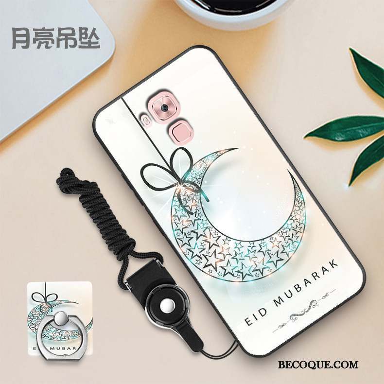 Huawei G9 Plus Délavé En Daim Fluide Doux Coque Téléphone Portable Silicone Vert