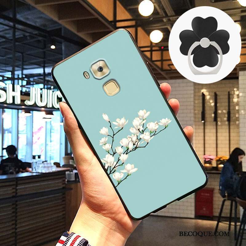 Huawei G9 Plus Fluide Doux Coque De Téléphone Rose Étui Incassable Art