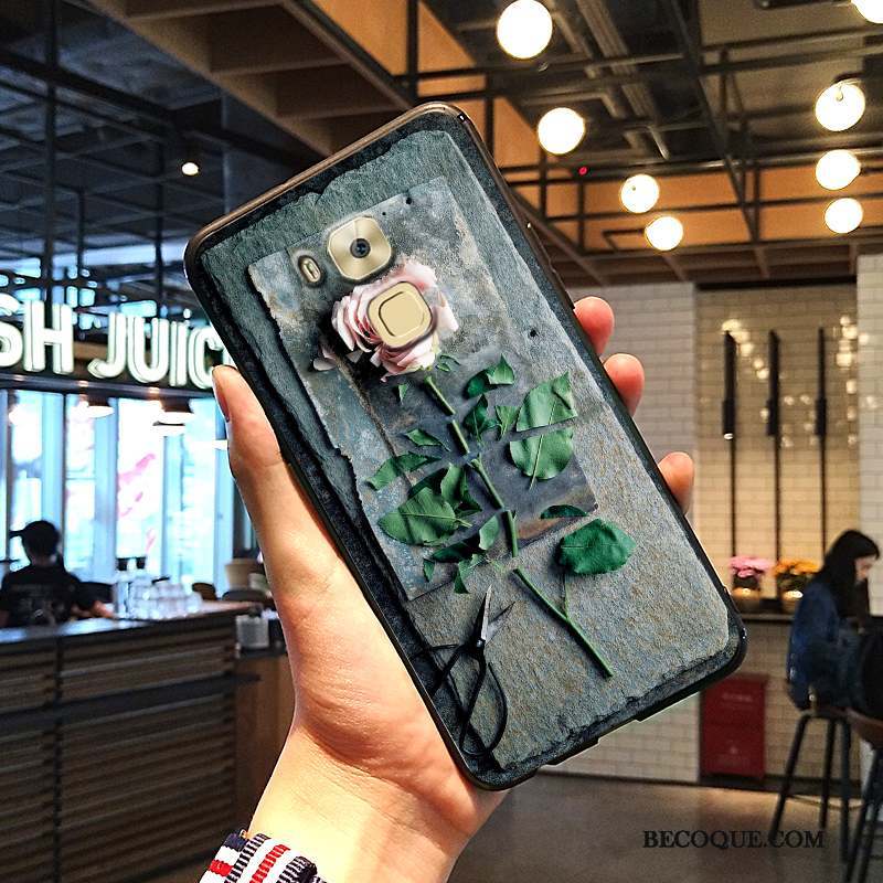 Huawei G9 Plus Fluide Doux Coque De Téléphone Rose Étui Incassable Art