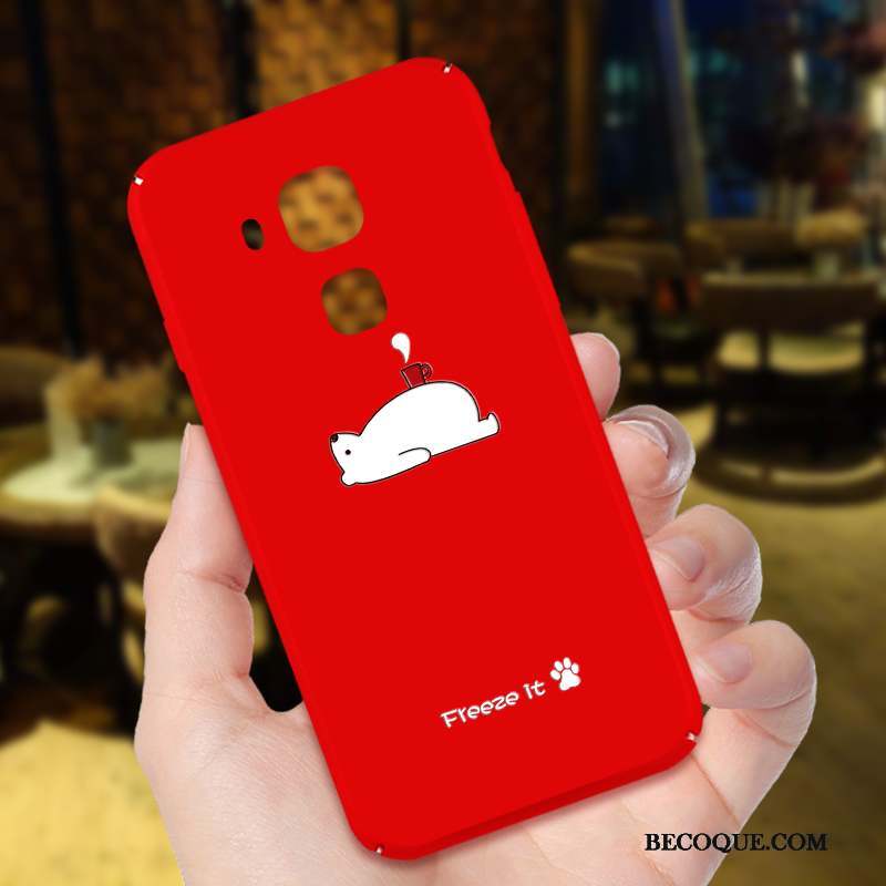Huawei G9 Plus Mini Coque De Téléphone Incassable Étui Noir Rouge