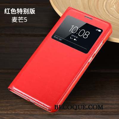 Huawei G9 Plus Or Rose Coque De Téléphone Protection Étui Tout Compris Étui En Cuir