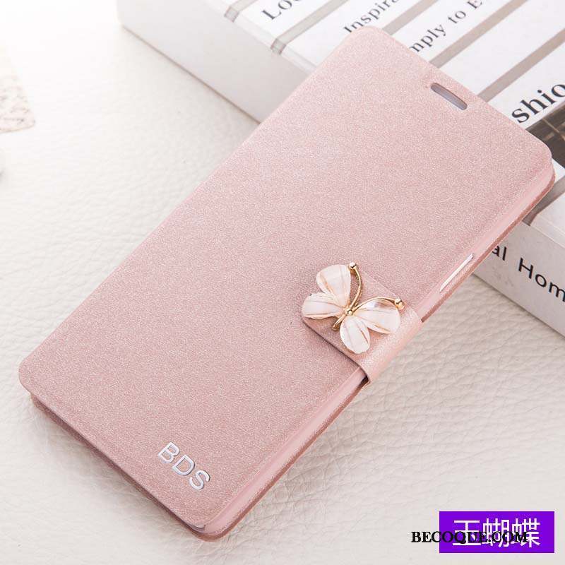 Huawei G9 Plus Rose Incassable Étui En Cuir Protection Coque De Téléphone