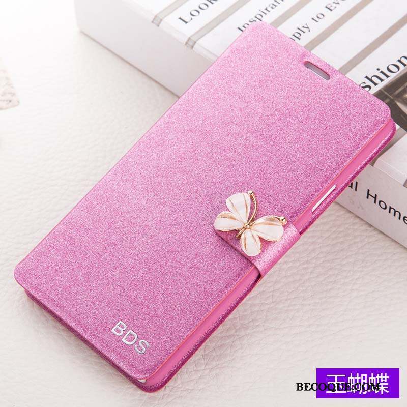 Huawei G9 Plus Rose Incassable Étui En Cuir Protection Coque De Téléphone