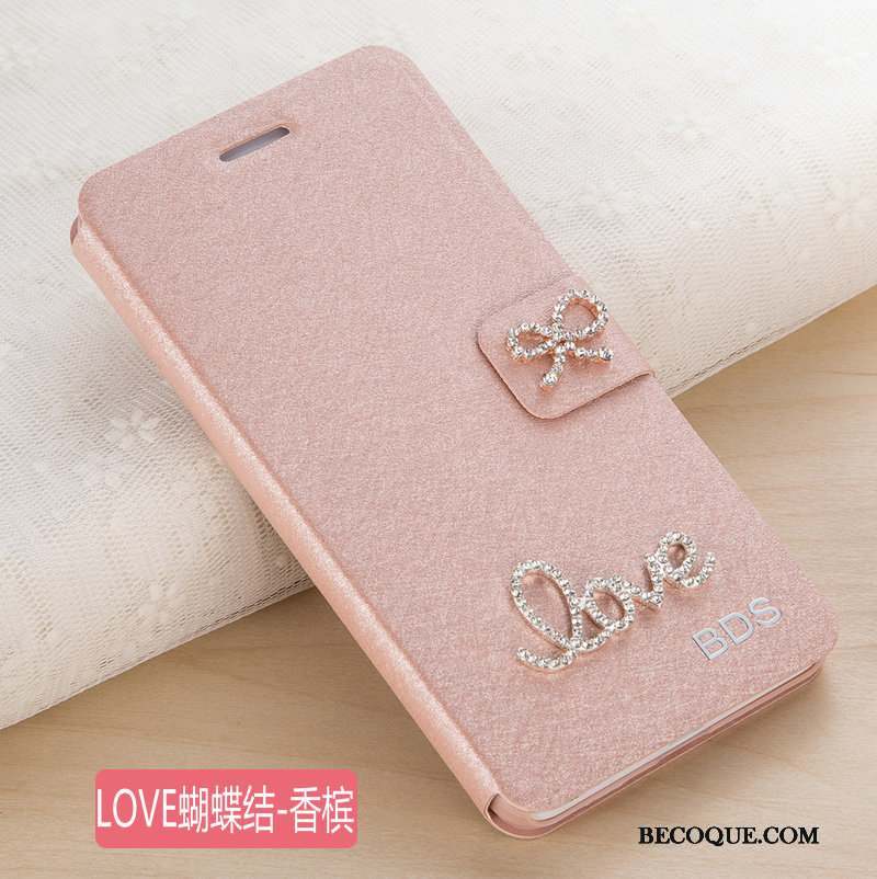 Huawei G9 Plus Rose Incassable Étui En Cuir Protection Coque De Téléphone