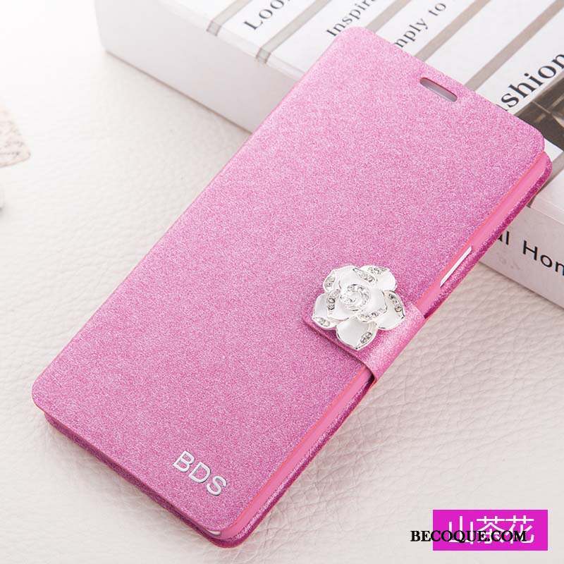 Huawei G9 Plus Rose Incassable Étui En Cuir Protection Coque De Téléphone