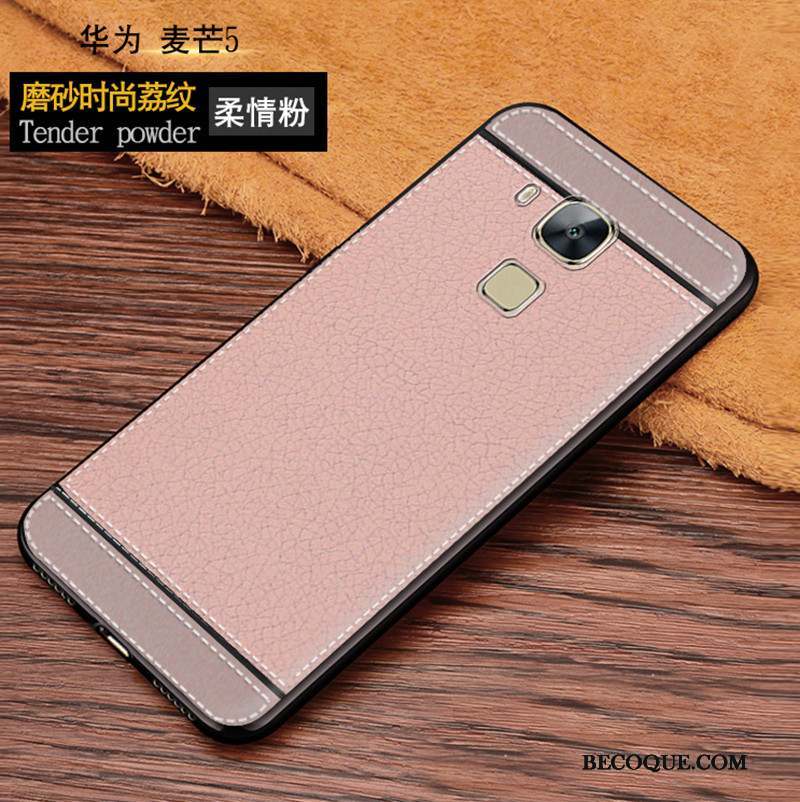 Huawei G9 Plus Rose Simple Coque De Téléphone Mignonne Membrane Étui En Cuir