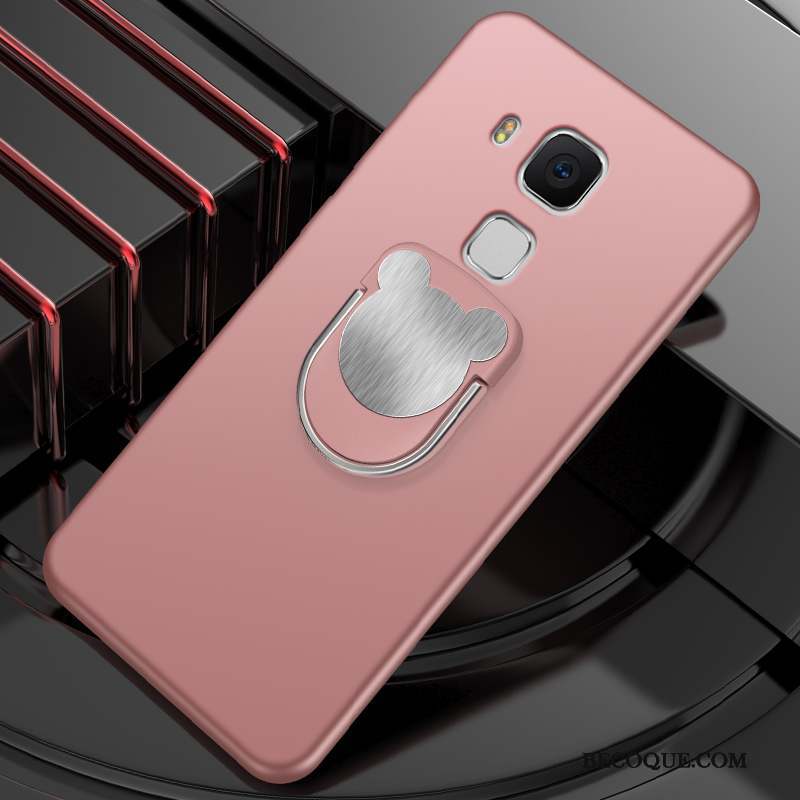 Huawei G9 Plus Silicone Tout Compris Coque De Téléphone Rouge Simple Fluide Doux