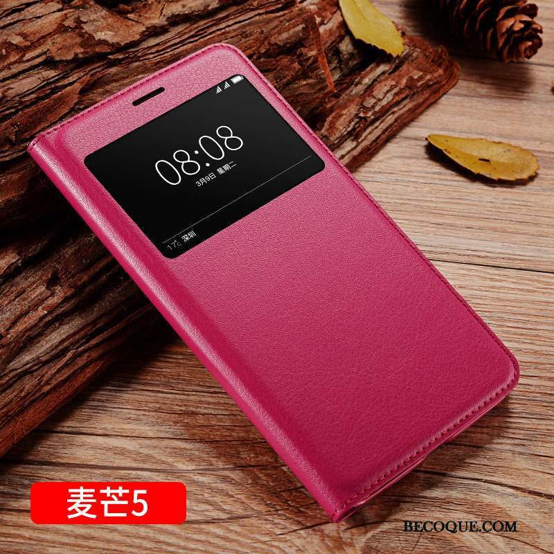 Huawei G9 Plus Tout Compris Coque De Téléphone Rose Clamshell Protection Incassable