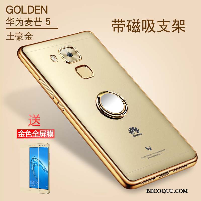 Huawei G9 Plus Transparent Coque De Téléphone Silicone Rouge Fluide Doux Nouveau