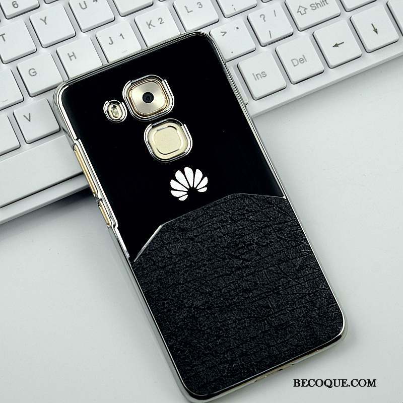 Huawei G9 Plus Très Mince Métal Étui Noir Incassable Coque