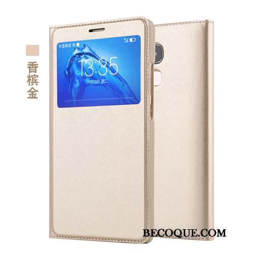 Huawei G9 Plus Téléphone Portable Incassable Housse Étui En Cuir Blanc Coque De Téléphone