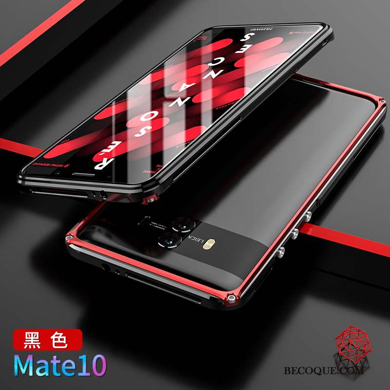 Huawei Mate 10 Border Couvercle Arrière Protection Étui Métal Coque De Téléphone