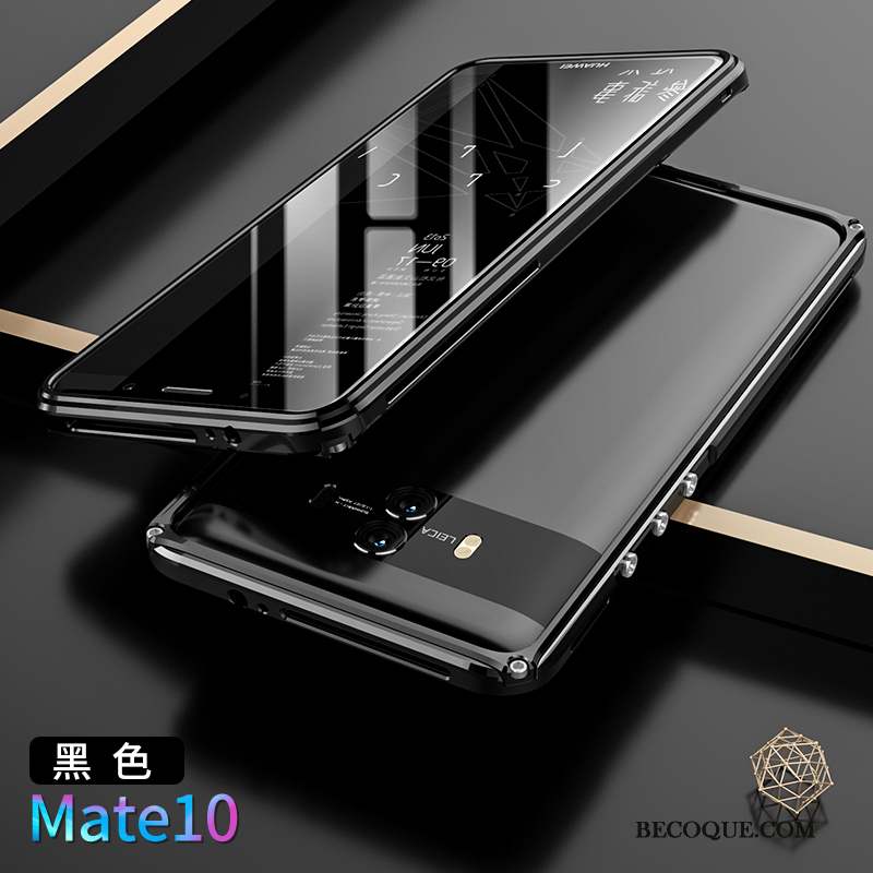 Huawei Mate 10 Border Couvercle Arrière Protection Étui Métal Coque De Téléphone