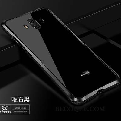 Huawei Mate 10 Border Métal Trois Défenses Protection Étui Coque