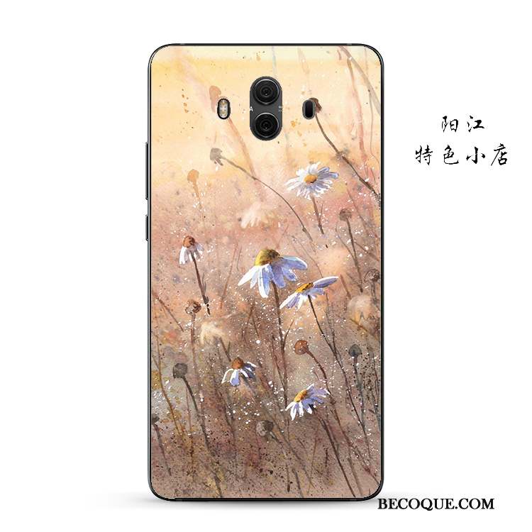 Huawei Mate 10 Business Protection Coque De Téléphone Pétale Incassable Gaufrage