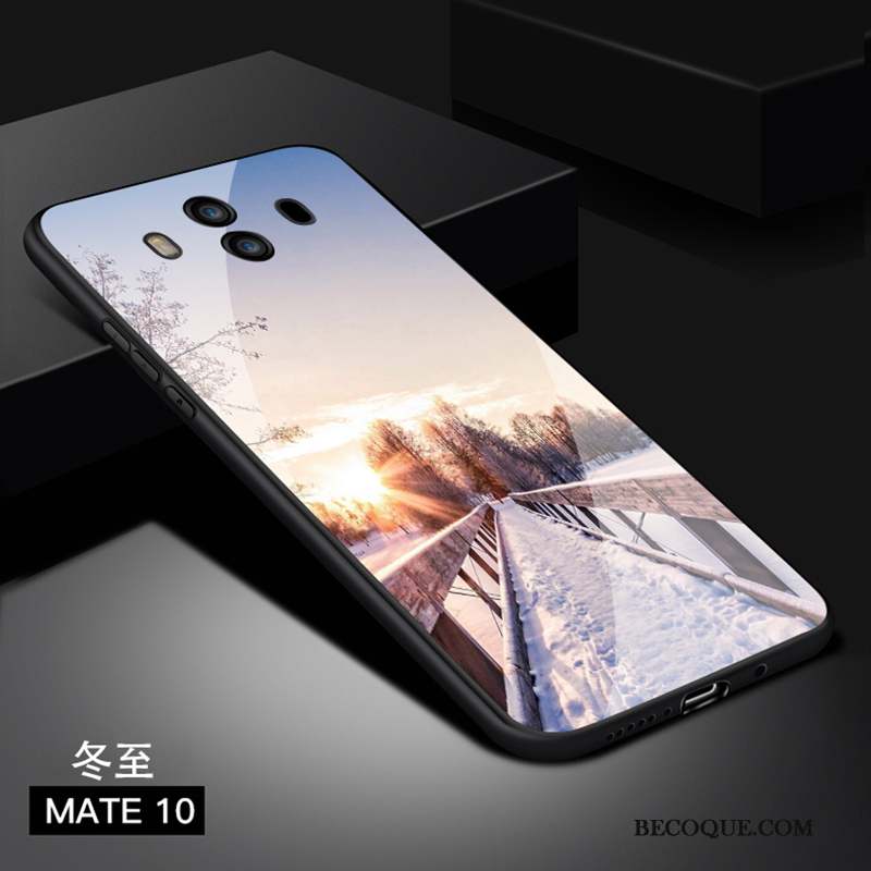 Huawei Mate 10 Coque Créatif Étui Silicone Blanc Tout Compris Peinture