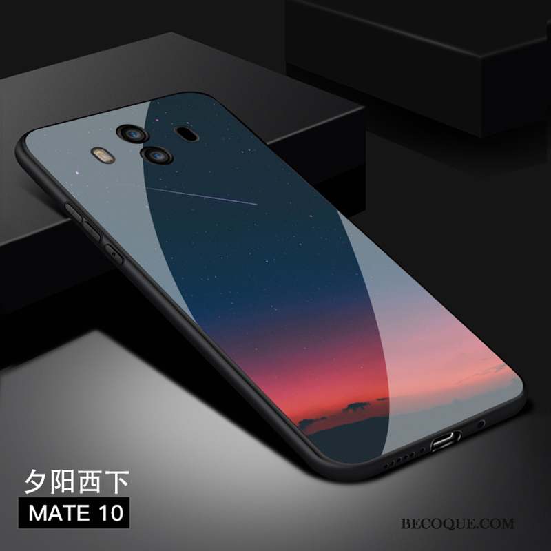 Huawei Mate 10 Coque Créatif Étui Silicone Blanc Tout Compris Peinture