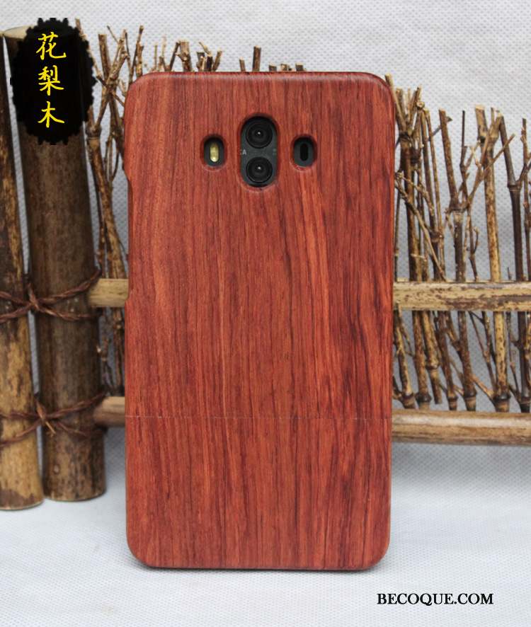 Huawei Mate 10 Coque De Téléphone En Bois Difficile Tout Compris Luxe Personnalisé