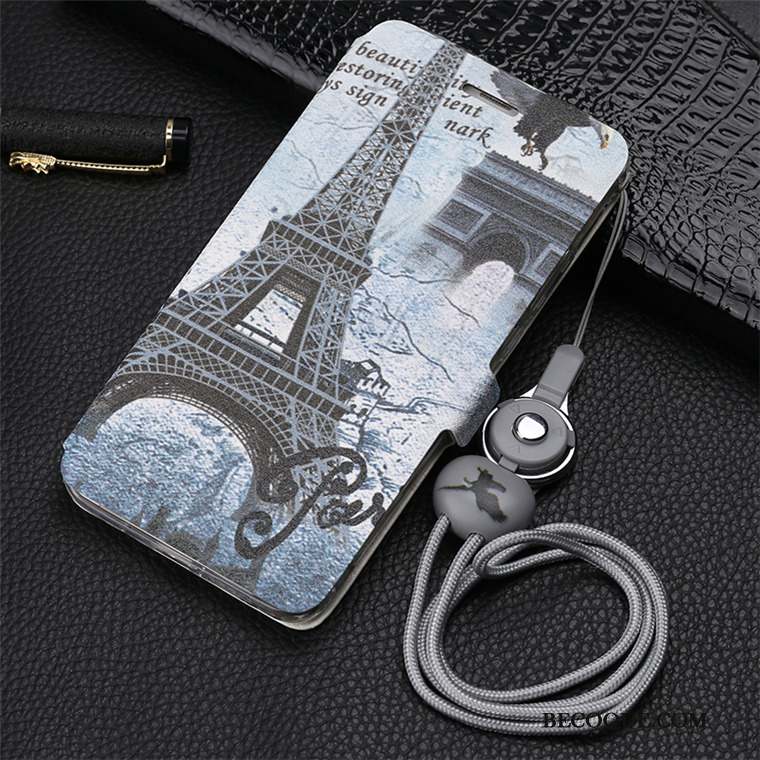 Huawei Mate 10 Coque De Téléphone Protection Fluide Doux Dessin Animé Clamshell Gris