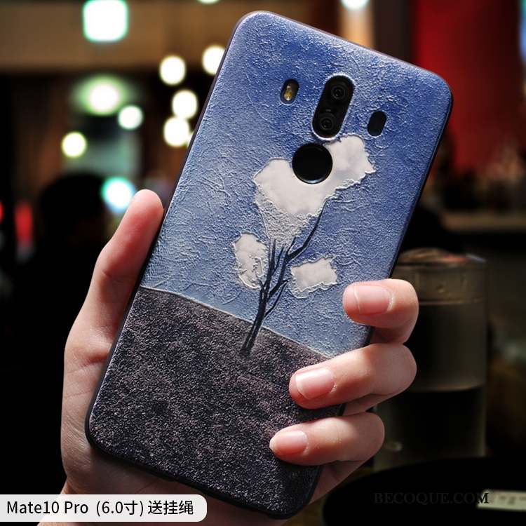 Huawei Mate 10 Coque De Téléphone Tout Compris Personnalité Multicolore Fluide Doux Créatif