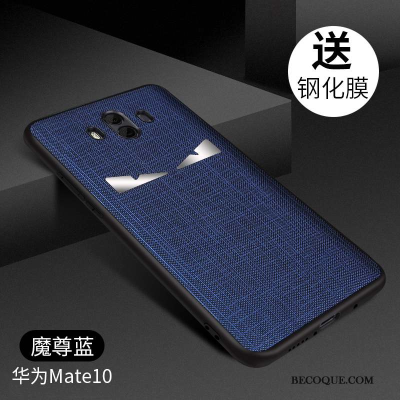Huawei Mate 10 Coque Noir Difficile Très Mince Nouveau Protection Étui