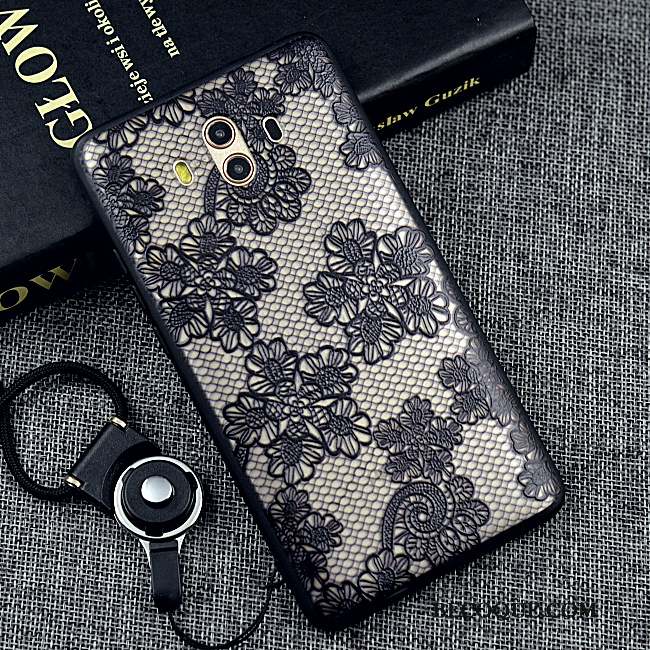 Huawei Mate 10 Coque Noir Protection Incassable Nouveau Tendance Fluide Doux