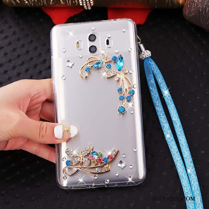 Huawei Mate 10 Coque Or Créatif Incassable Protection Personnalité Silicone