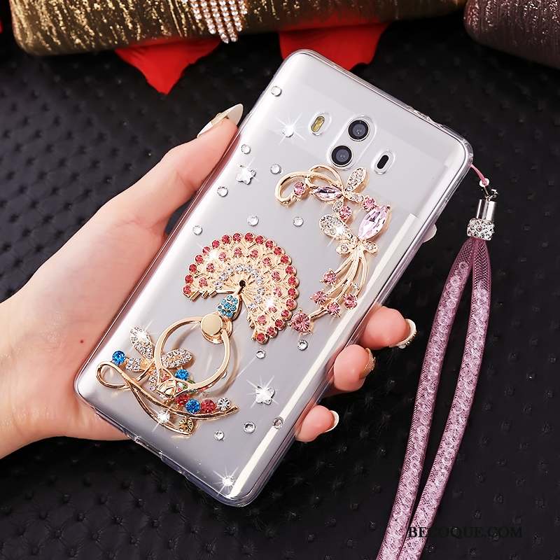 Huawei Mate 10 Coque Or Créatif Incassable Protection Personnalité Silicone