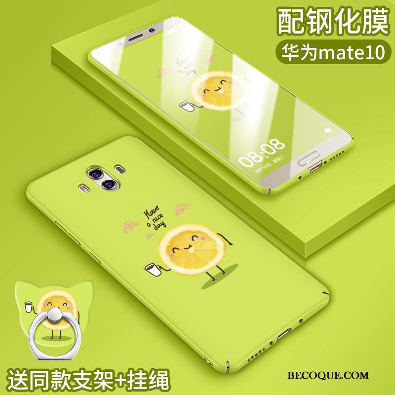 Huawei Mate 10 Coque Personnalité Rose Créatif Dessin Animé Incassable Charmant