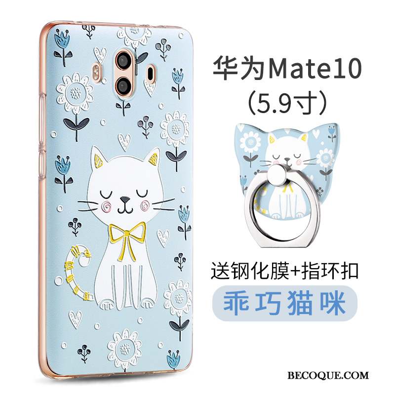 Huawei Mate 10 Coque Personnalité Silicone Tout Compris Étui Créatif Rose