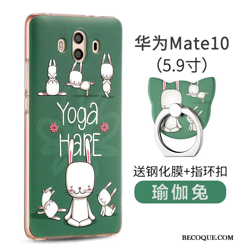 Huawei Mate 10 Coque Personnalité Silicone Tout Compris Étui Créatif Rose