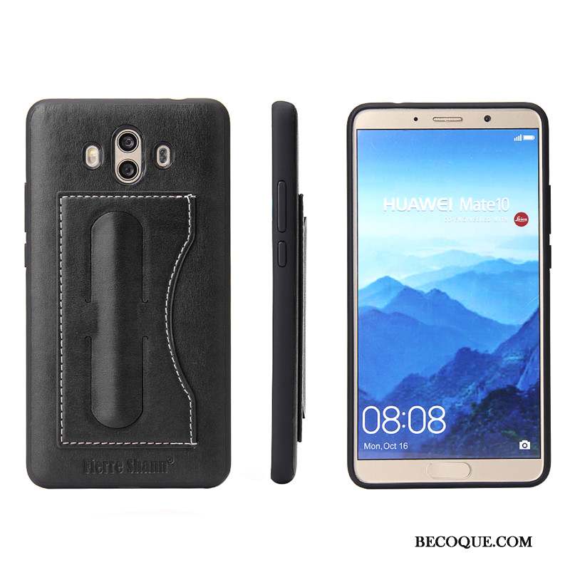 Huawei Mate 10 Coque Support Étui Simple Protection De Téléphone